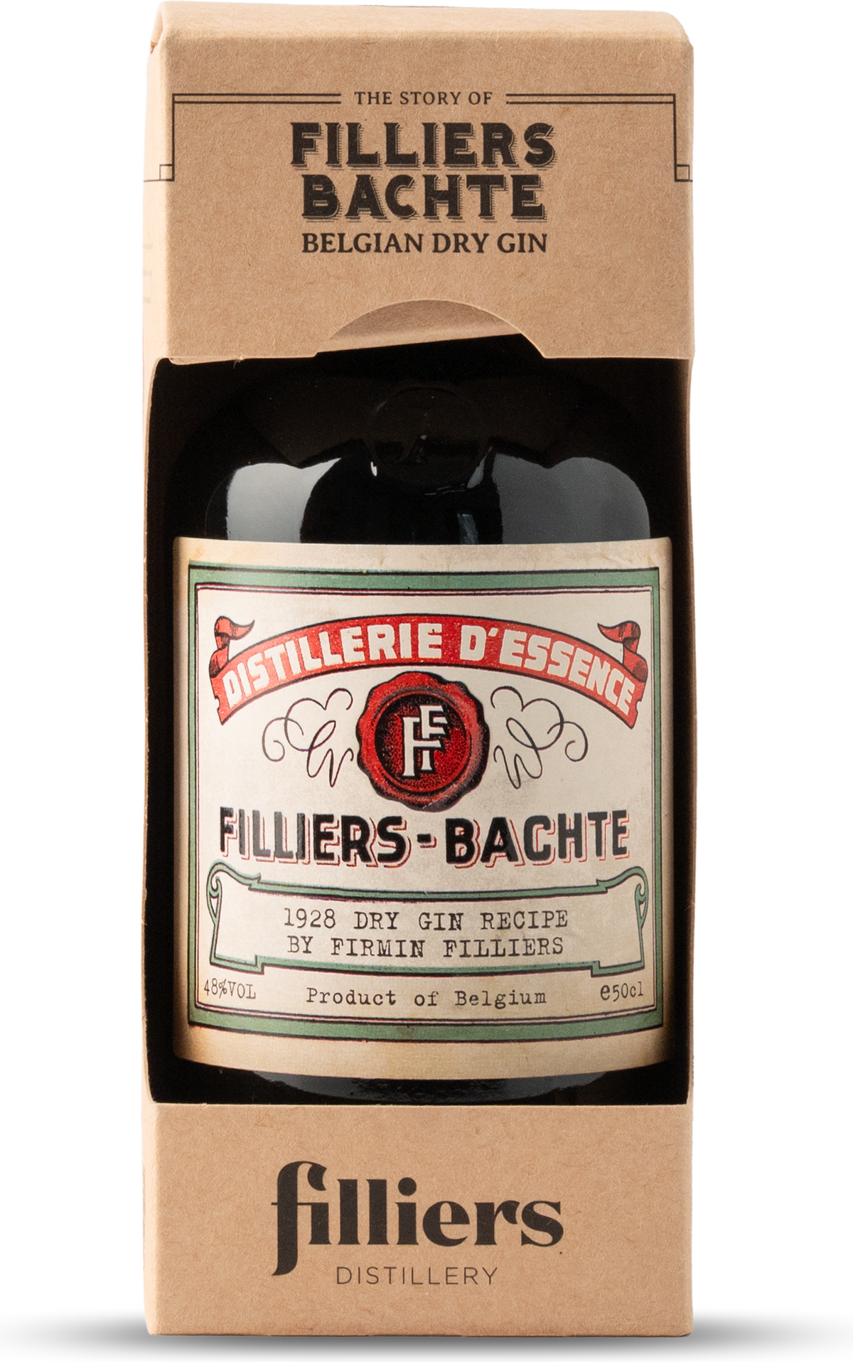 Tribute-Filliers Bachte Gin in etui